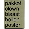 Pakket clown blaast bellen poster by Pavoni