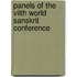 Panels of the viith world sanskrit conference