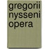 Gregorii nysseni opera