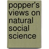 Popper's views on natural social science door Simkin