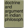 Doctrine and argument in indian philosoph by Smart