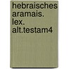 Hebraisches aramais. lex. alt.testam4 by Koehler
