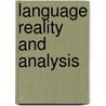 Language reality and analysis door Misra