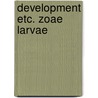 Development etc. zoae larvae door Soltanpour Gargari