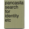 Pancasila search for identity etc door Darmaputera