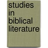 Studies in biblical literature door Talmon