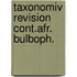 Taxonomiv revision cont.afr. bulboph.