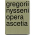 Gregorii nysseni opera ascetia