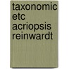 Taxonomic etc acriopsis reinwardt door Minderhoud