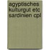 Agyptisches kulturgut etc sardinien cpl