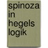 Spinoza in hegels logik