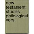 New testament studies philological vers