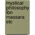 Mystical philosophy ibn massara etc