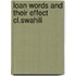 Loan words and their effect cl.swahili