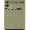 Altnordisches etym. worterbuch door Vries