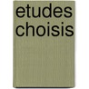 Etudes choisis door Haguenauer