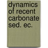 Dynamics of recent carbonate sed. ec. by Gebelein