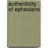 Authenticity of ephesians