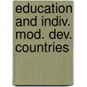 Education and indiv. mod. dev. countries door Onbekend