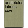 Aristoteles latinus xxvi door Gauthier