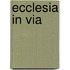 Ecclesia in via