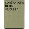 Contribitions to asian studies 5 by Ishwaran