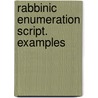 Rabbinic enumeration script. examples door Towner