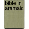 Bible in aramaic by Sperber