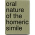 Oral nature of the homeric simile