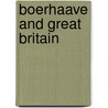 Boerhaave and great britain door Lindeboom