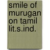 Smile of murugan on tamil lit.s.ind. door Zvelebill
