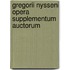 Gregorii nysseni opera supplementum auctorum