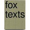 Fox texts door Onbekend