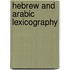 Hebrew and arabic lexicography