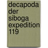 Decapoda der siboga expedition 119 by Dam