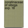 Corallinaceae of siboga exp. 18 by Weber Bosse