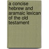A Concise Hebrew and Aramaic Lexican of the Old Testament door W.l. Holladay