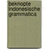 Beknopte indonesische grammatica