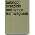 Beknopt overzicht ned.spoor tramwegbedr