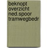 Beknopt overzicht ned.spoor tramwegbedr by Sluiter