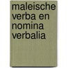 Maleische verba en nomina verbalia door Tendeloo