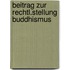 Beitrag zur rechtl.stellung buddhismus