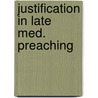 Justification in late med. preaching by Douglass