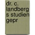 Dr. c. landberg s studien gepr