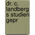 Dr. c. landberg s studien gepr