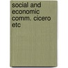 Social and economic comm. cicero etc by Roel Jonkers