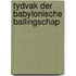 Tydvak der babylonische ballingschap