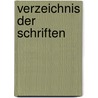 Verzeichnis der schriften door P.H. Ritter