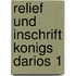 Relief und inschrift konigs darios 1