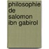 Philosophie de salomon ibn gabirol